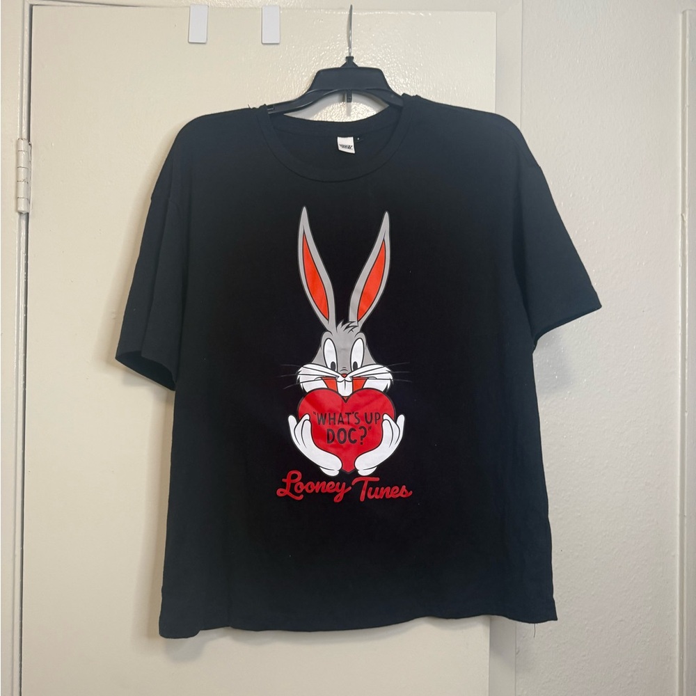 Looney Tunes Bugs Bunny Black T-Shirt